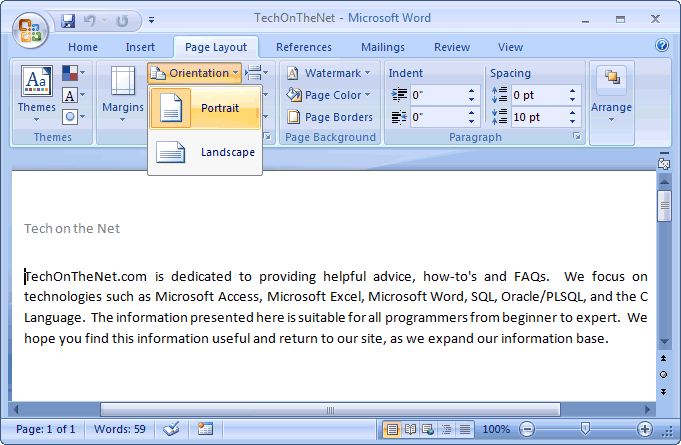 word for mac publishing layout