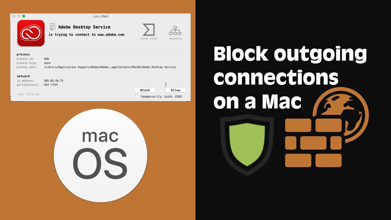 block internet access for certain programs on mac
